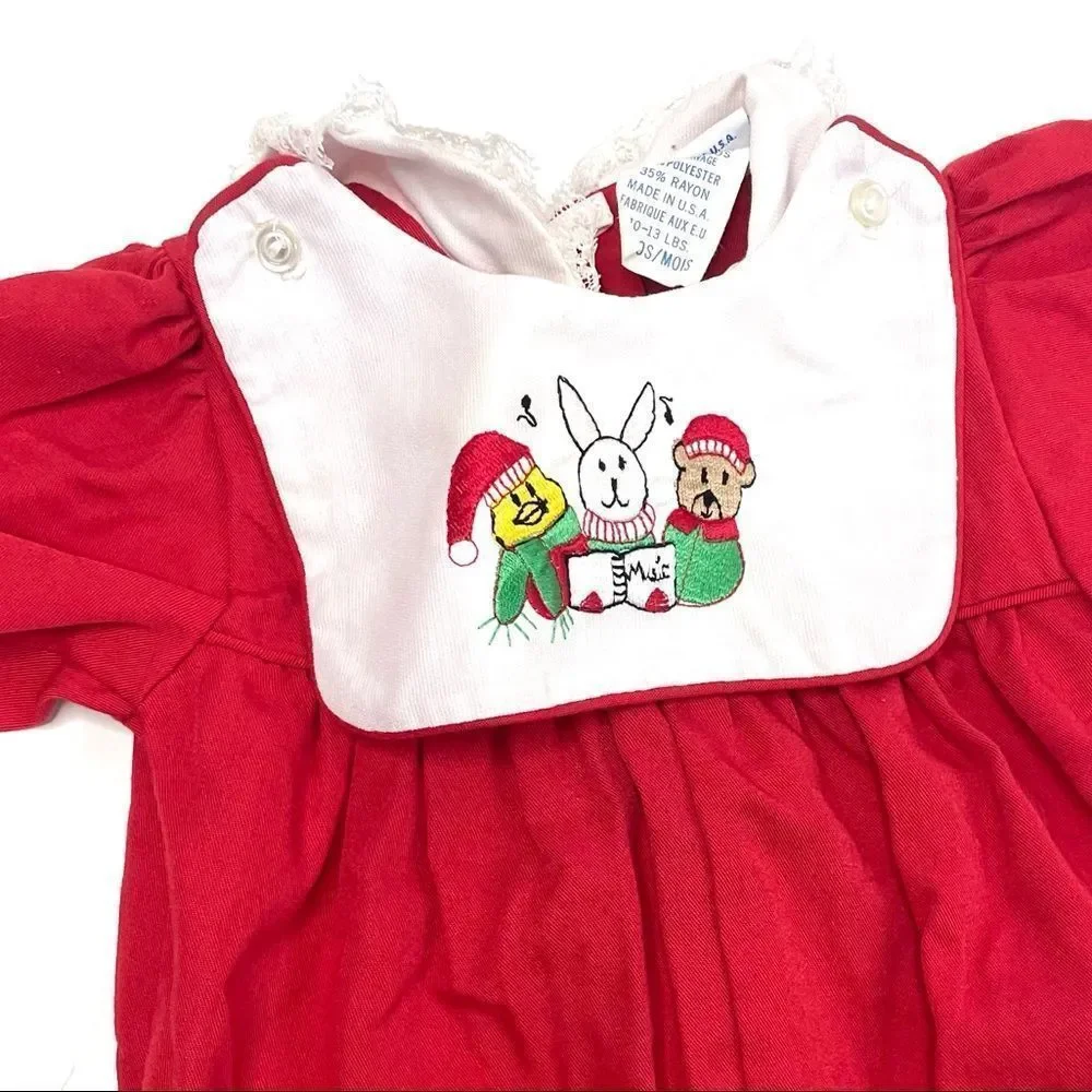 Vintage Red Christmas Outfit